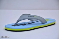 Comfortable Sky Blue Fabric Slippers For Men - 11UK