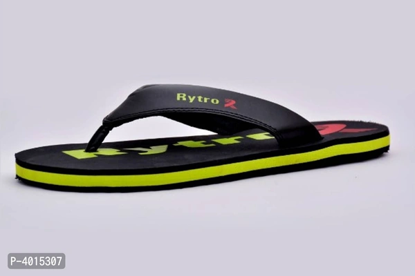 Comfortable Black Fabric Slippers For Men - 8UK