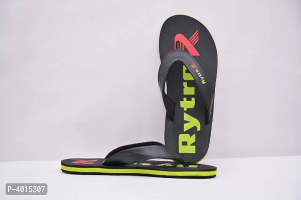 Comfortable Black Fabric Slippers For Men - 8UK