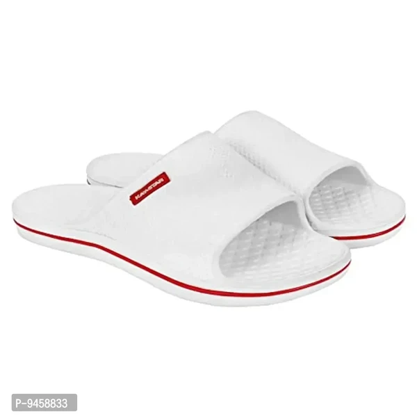 Fashion Slipper for Men & Boys - White, 7UK