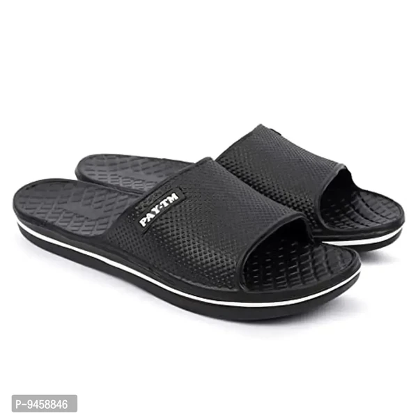 Fashion Slipper for Men & Boys - Black, 6UK