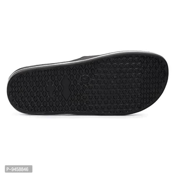 Fashion Slipper for Men & Boys - Black, 8UK