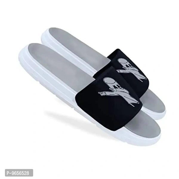 FOOTOX BE YOUR LABEL Men's Flipflop & Slipper FMF-05 Grey - Gray, 2UK