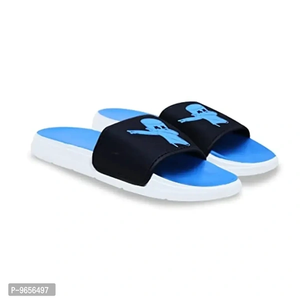 FOOTOX BE YOUR LABEL Men's Flipflop Slipper FMF-05 - Blue, 5UK