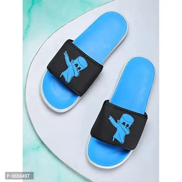 FOOTOX BE YOUR LABEL Men's Flipflop Slipper FMF-05 - Blue, 5UK