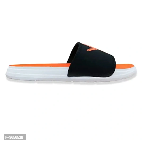 FOOTOX BE YOUR LABEL Men's Flipflop Slipper FMF-05 - Orange, 8UK