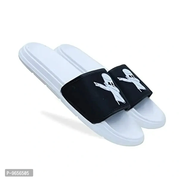 FOOTOX BE YOUR LABEL Men's Flipflop & Slipper FMF-05 - White, 12UK