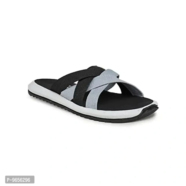 FOOTOX BE YOUR LABEL Men's Flipflop & Slipper FMAS-01 - Gray, 6UK