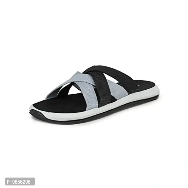 FOOTOX BE YOUR LABEL Men's Flipflop & Slipper FMAS-01 - Gray, 6UK