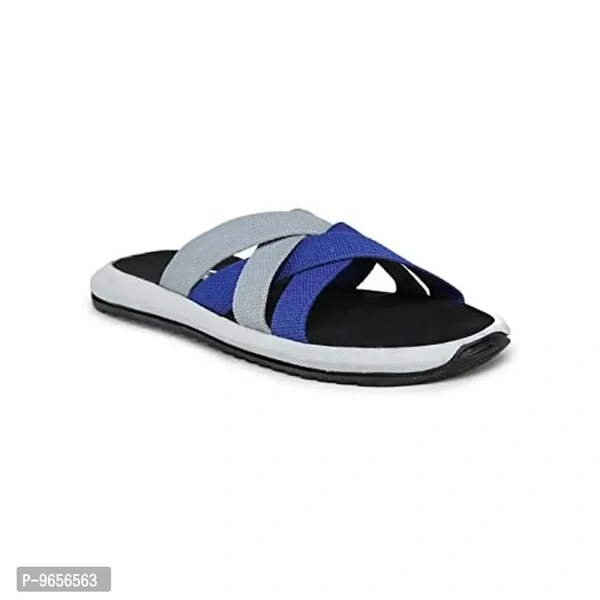 FOOTOX BE YOUR LABEL Men's Flipflop Slipper FMAS-01 - Gray, 2UK