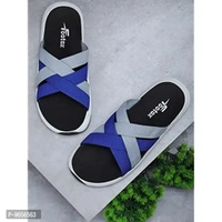 FOOTOX BE YOUR LABEL Men's Flipflop Slipper FMAS-01 - Gray, 2UK