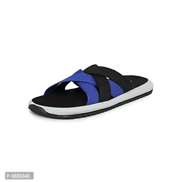 FOOTOX BE YOUR LABEL Men's Flipflop & Slipper FMAS-01 - 5UK, Blue
