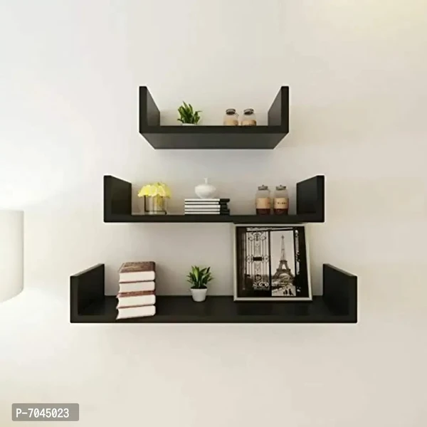 U shape wall shelves