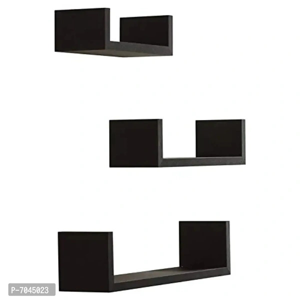 U shape wall shelves