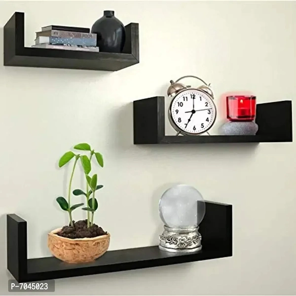 U shape wall shelves