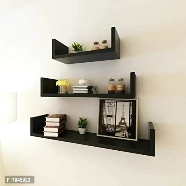 U shape wall shelves