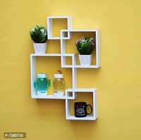 Intersection Wall Shelf for Living Room Stylish | Wooden Intersecting Wall Shelves For Home Decor | Wall Rack for Wall Decoration | Book Shelf for Office Decor