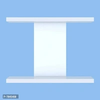 I SHAPE Wooden Wall Shelf - Floating Storage Rack for Living Room