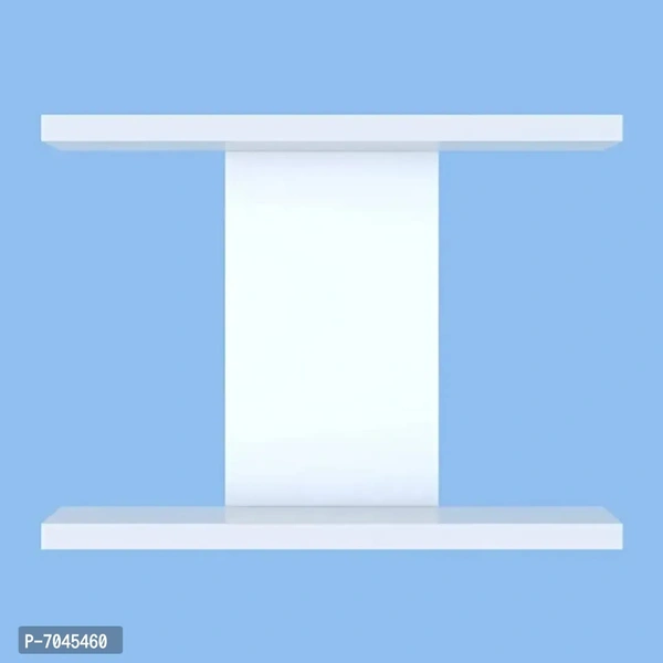 I SHAPE Wooden Wall Shelf - Floating Storage Rack for Living Room