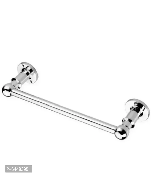 TARZAN TOWEL ROD/TOWEL HOLDER/TOWEL STAND/TOWEL HANGER/TOWEL RACK/TOWEL BAR/TOWEL RING (CHROME FINISHED) 18 INCHES (1.5 FEET) silver Towel Holder (White Metal, Stainless Steel) Color: Silver