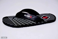 Comfortable Black Synthetic Slipper For Men - Black, 7UK