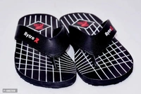 Comfortable Black Synthetic Slipper For Men - Black, 7UK
