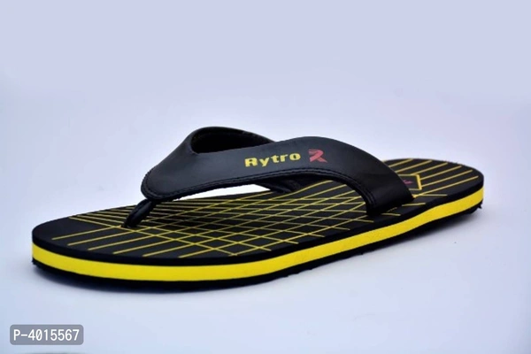 Comfortable Black Fabric Slippers For Men - 8UK