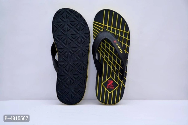 Comfortable Black Fabric Slippers For Men - 8UK