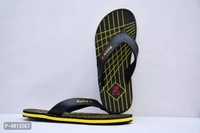 Comfortable Black Fabric Slippers For Men - 8UK
