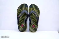 Comfortable Black Fabric Slippers For Men - 8UK