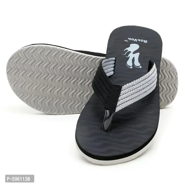 Men' Flip Flop - Black, 6UK
