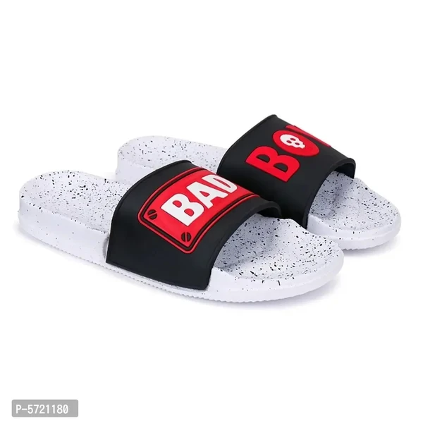 Stylish EVA Bad Boy Slipper - White, 7UK