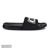 Stylish EVA Bad Boy Slipper (Pack of 1 Pair) - Black, 10UK