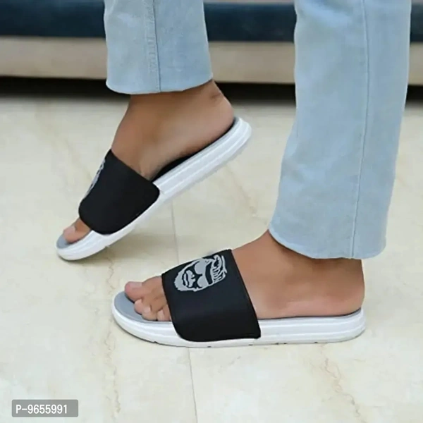 FOOTOX BE YOUR LABEL Men's Flipflop & Slipper FMF-04 - Gray, 9UK
