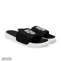 FOOTOX BE YOUR LABEL Men's Flipflop & Slipper FMF-04 - 2UK, Black