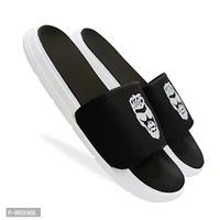 FOOTOX BE YOUR LABEL Men's Flipflop & Slipper FMF-04 - 2UK, Black
