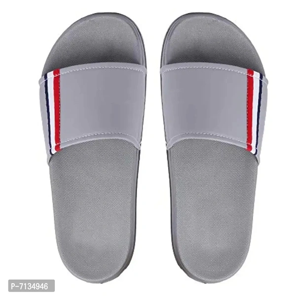 PERY-PAO Mens Combo Comfort Sliders Boys Flip-Flops - Gray, 9UK