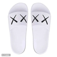 PERY-PAO Mens Combo Comfort Sliders  Boys Flip-Flops - Black, 8UK