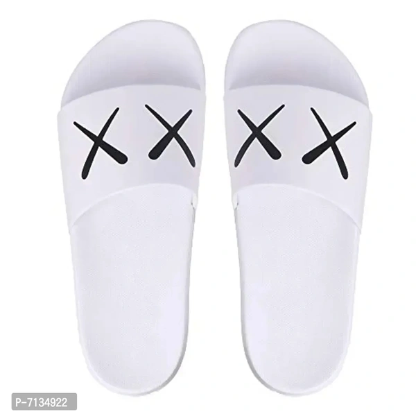 PERY-PAO Mens Combo Comfort Sliders  Boys Flip-Flops - Black, 8UK