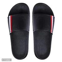 PERY-PAO Mens Combo Comfort Sliders  Boys Flip-Flops - Black, 8UK