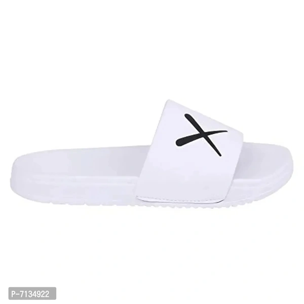 PERY-PAO Mens Combo Comfort Sliders  Boys Flip-Flops - Black, 8UK