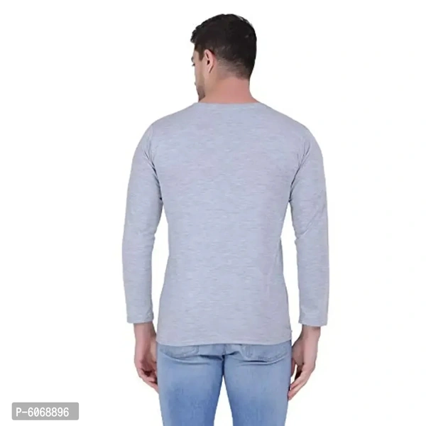 Fabulous Cotton Blend Solid Round Neck Tees For Men And Boys (Pack Of 3) - M