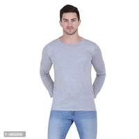 Fabulous Cotton Blend Solid Round Neck Tees For Men And Boys (Pack Of 3) - M