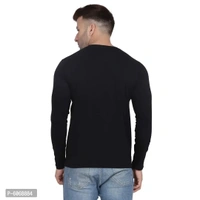 Fabulous Cotton Blend Solid Round Neck Tees For Men And Boys (Pack Of 3) - M
