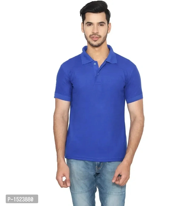 Cotton Blend Polo T-Shirt Pack Of 3 - M