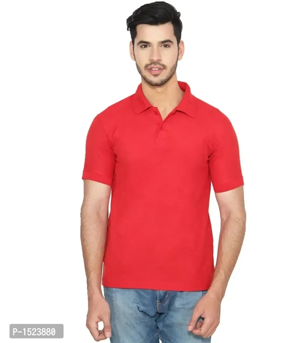 Cotton Blend Polo T-Shirt Pack Of 3 - M