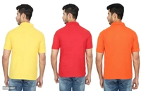 Cotton Blend Polo T-Shirt Pack Of 3 - XL