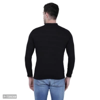 Stunning Cotton Blend Solid Henley Tees For Men- Pack Of 3 - 2XL