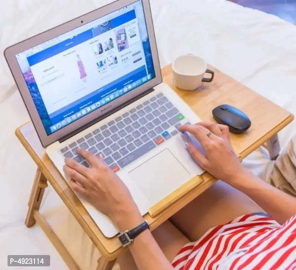 Multipurpose Wooden Laptop Table for Laptop/Study/Reading/Eating