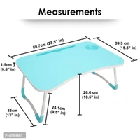 Shopper52 Foldable Multi-Function Portable Laptop Study Table Bed Table Kids Study Table Mini Table Wooden Table - HQMPTCUP-BU